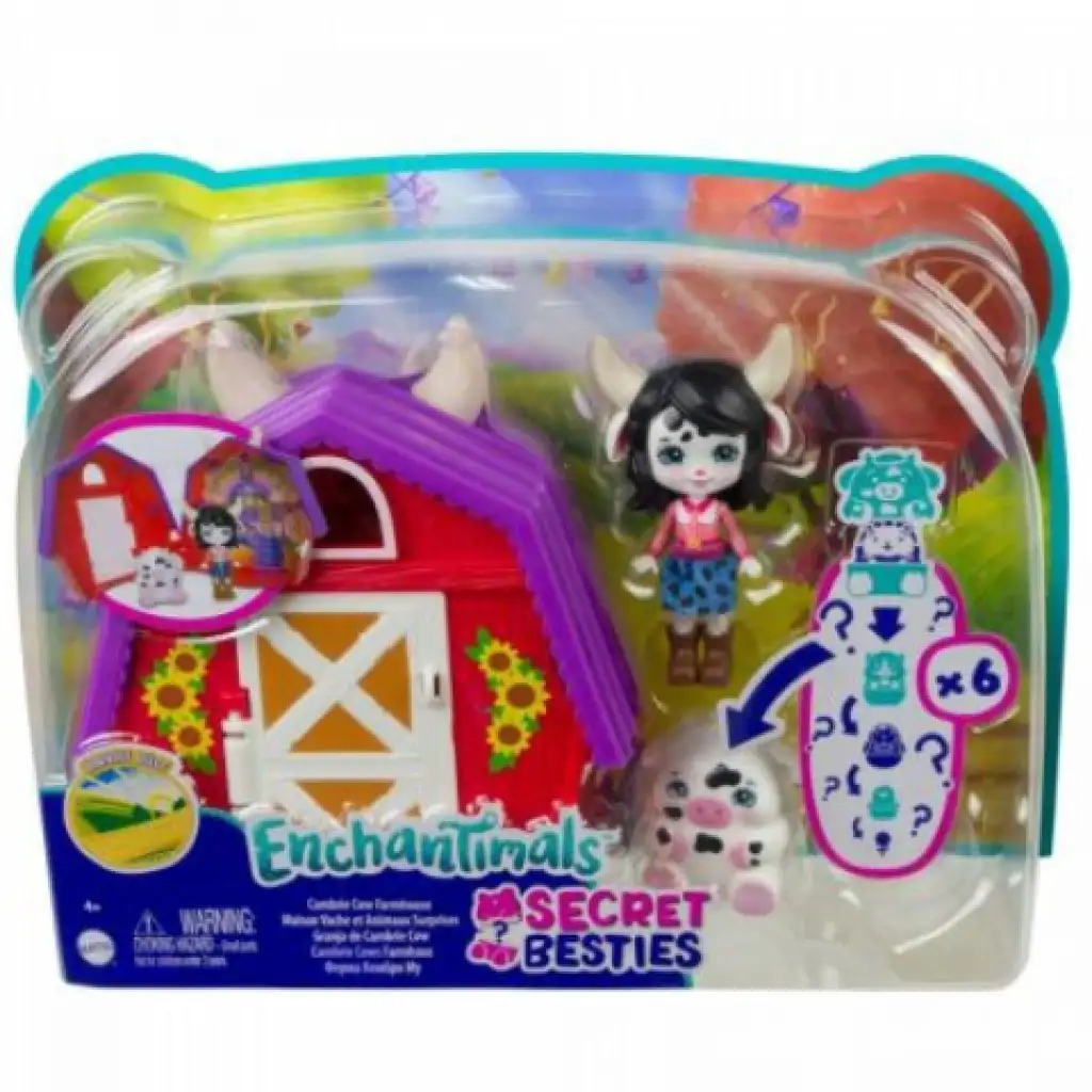 Enchantimals: Telis-Tele Kuckó bocifarm szett - Mattel