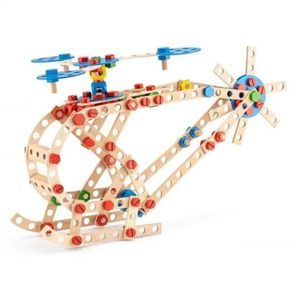 Engineer fa építõjáték szett - Woodyland