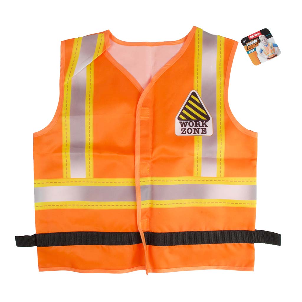 Építőmunkás fényvisszaverő mellény narancssárga színben