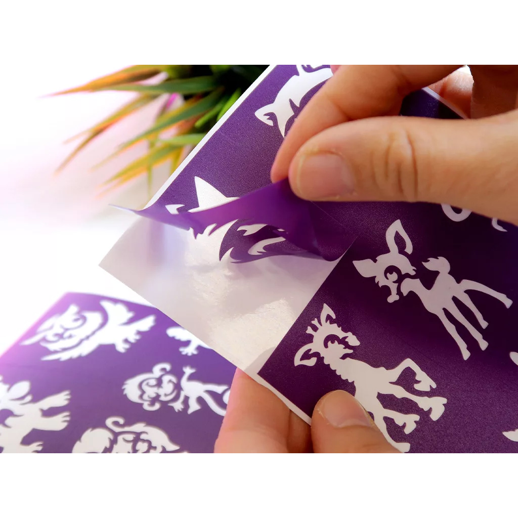 TyToo: Erdei állatok csillámtetoválás sablon szett 26db kép 2