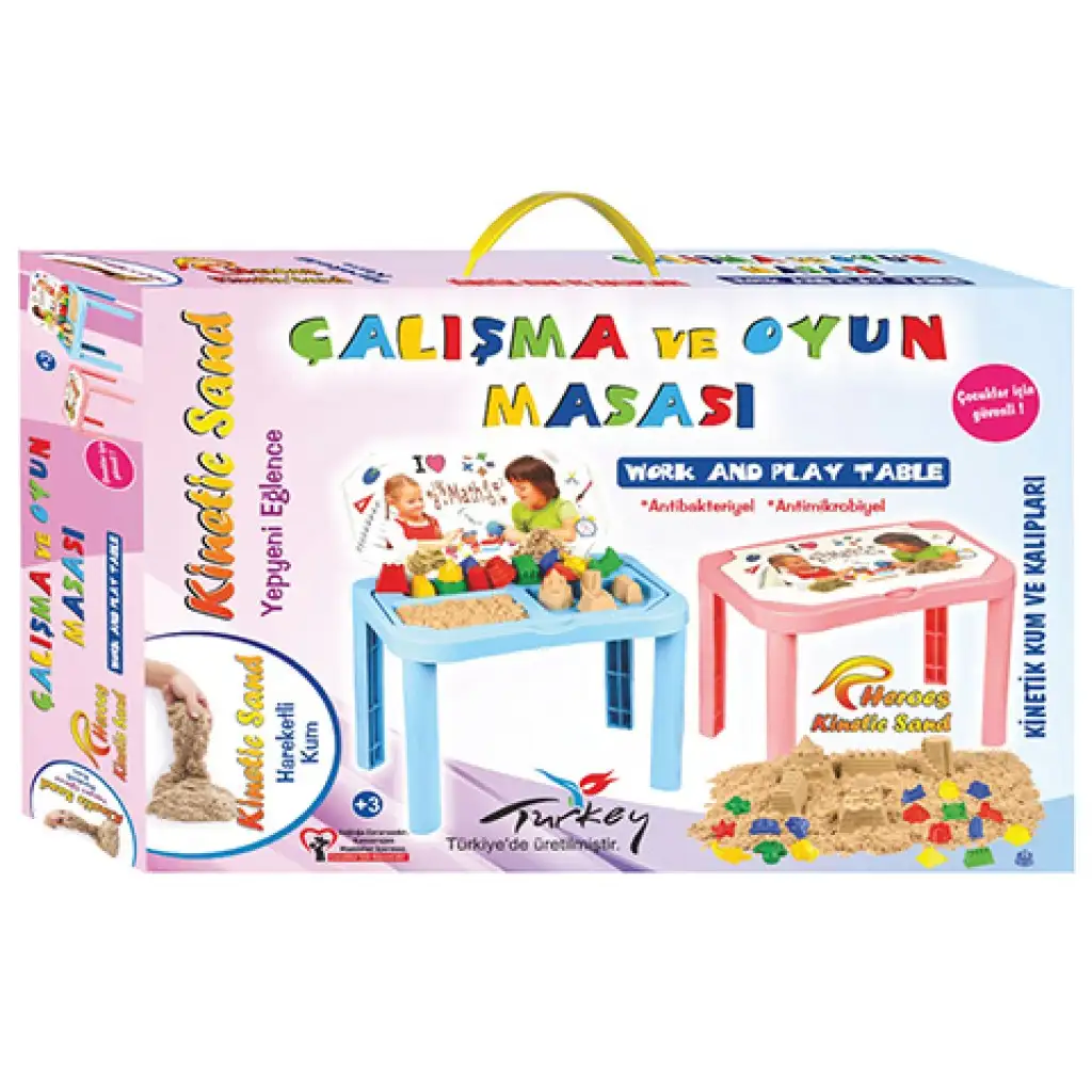 Kinetic Sand: Homokgyurmázó munkaasztal kétféle színben