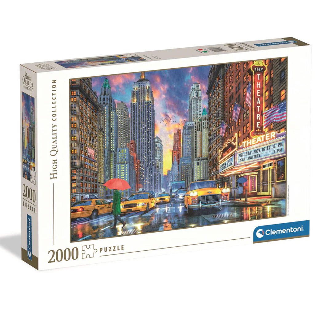 Esős Manhattan 2000db-os HQC puzzle - Clementoni