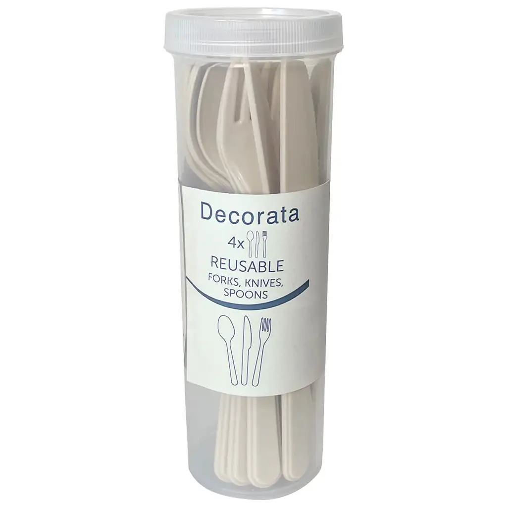 Decorata újrahasználható evőeszköz 12db-os szett