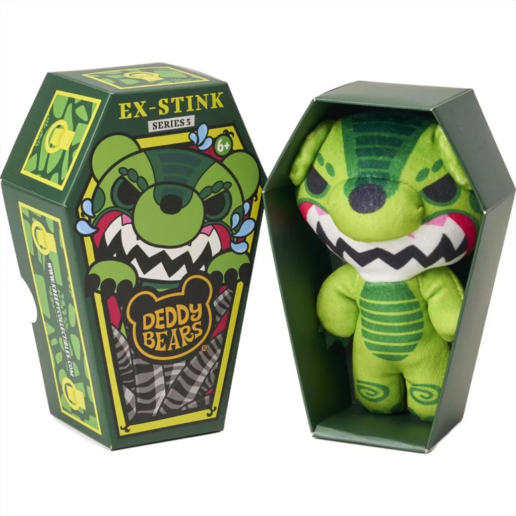 Deddy Bear Ex-Stink plüss koporsóban, 5. sorozat, 15cm