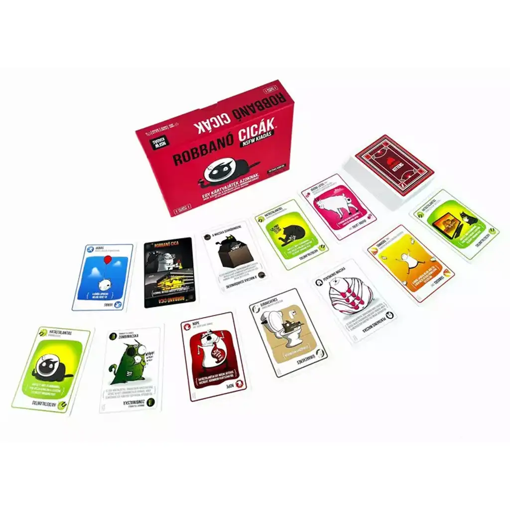 Robbanó cicák társasjáték - NSFW kiadás kép 3