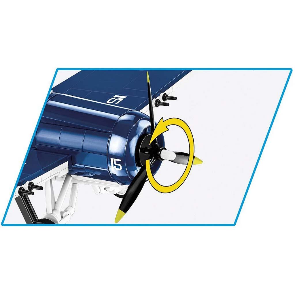 COBI: F4F Wildcat – Northrop Grumman repülőgép építőjáték (5731) kép 5