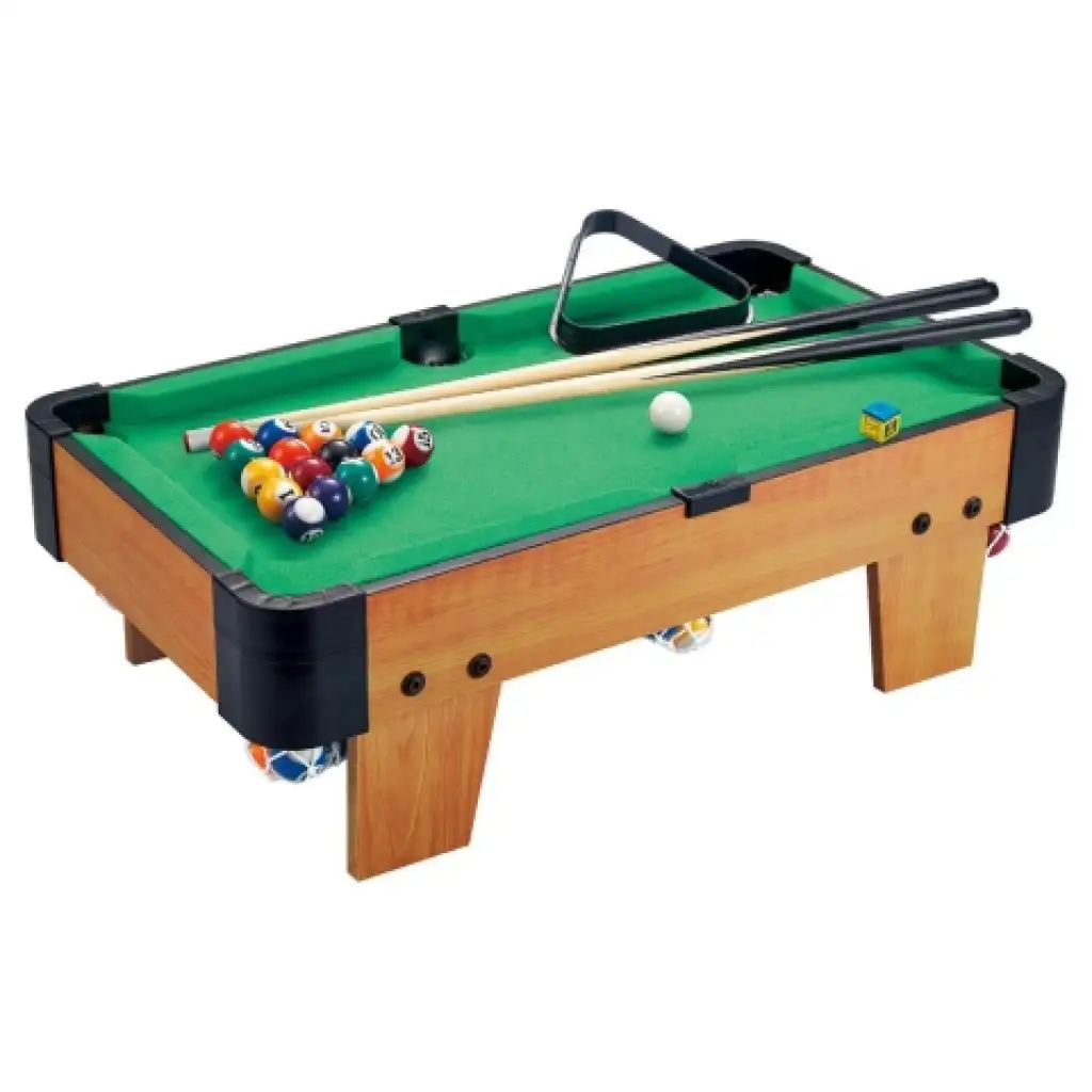 Fa mini biliárd asztal 48x27x16cm kép 2