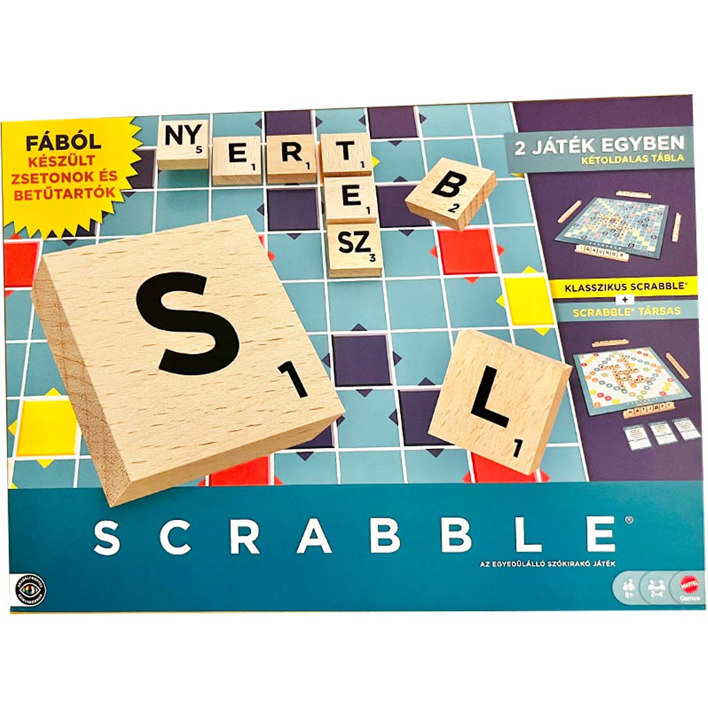 Fa Scrabble Original és Társas 2az1-ben - Mattel