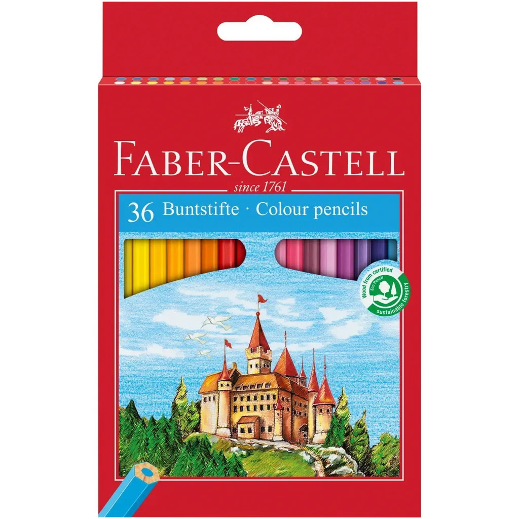 Faber-Castell: Kastélyos színesceruza készlet 36db-os