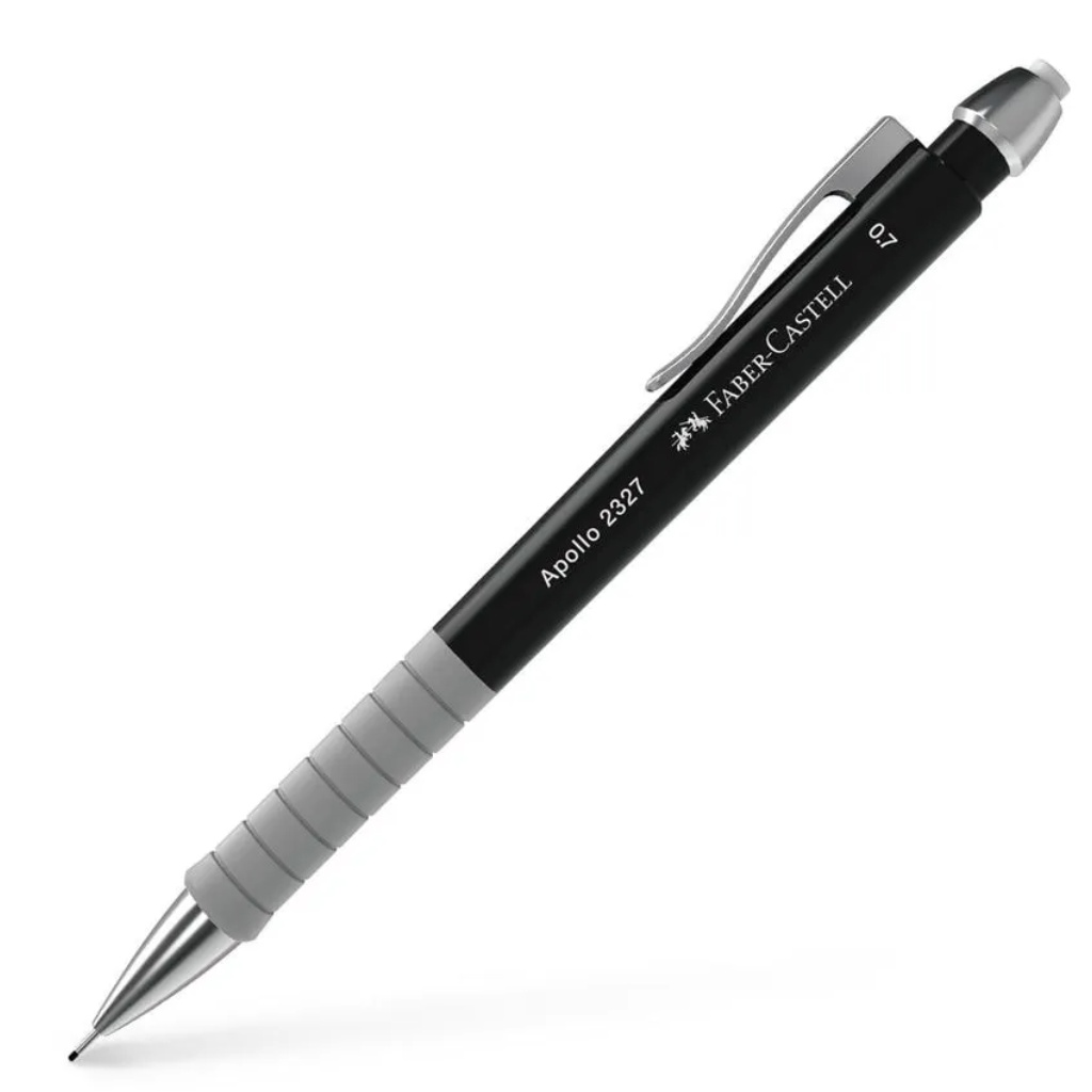 Faber-Castell: Apolló fekete töltőceruza 0.7mm-es