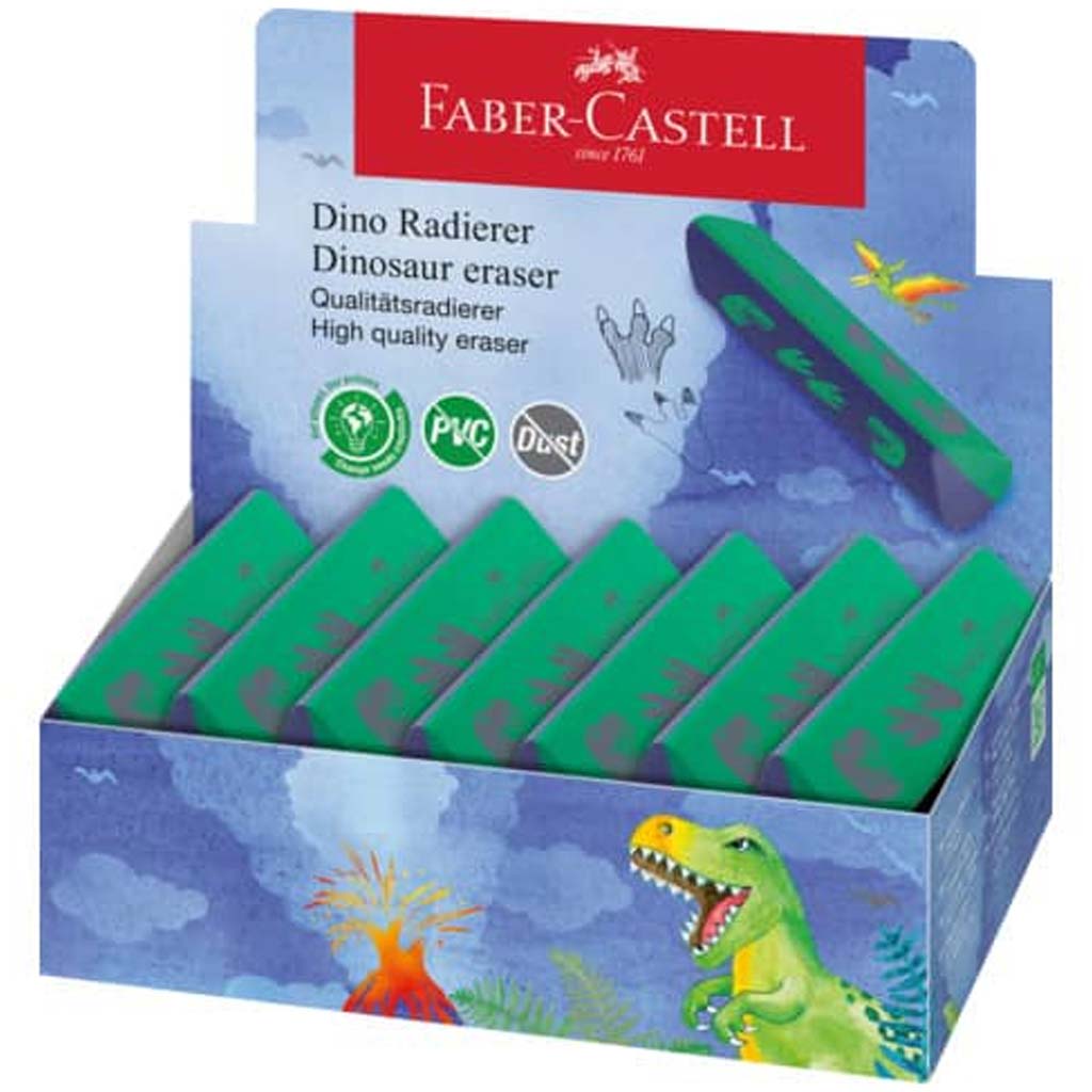 Faber-Castell: Dínós háromszög radír 1db