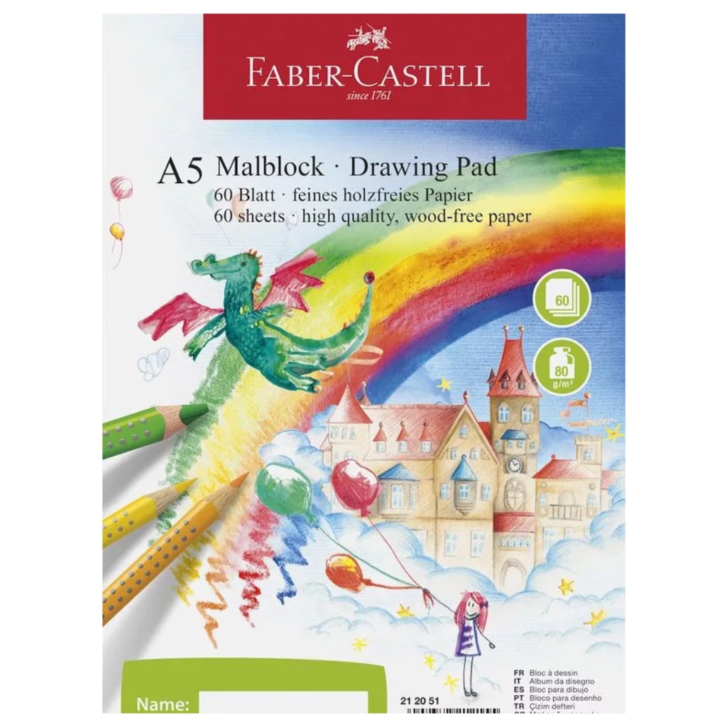 Faber-Castell: Rajzfüzet A5-ös 100 ív 80g