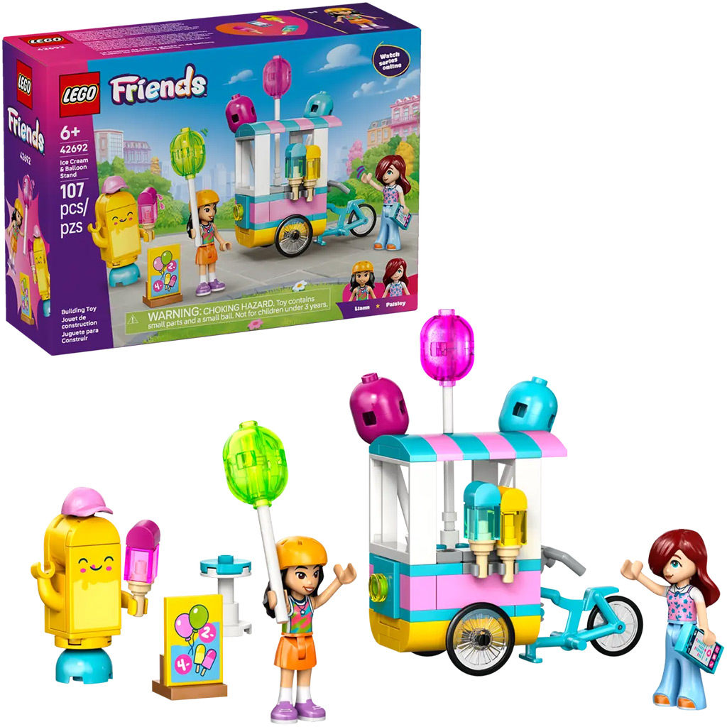LEGO® Friends: Fagylalt- és léggömbárus (42692)