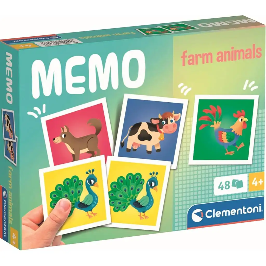 Farm állatos 48db-os memóriajáték - Clementoni