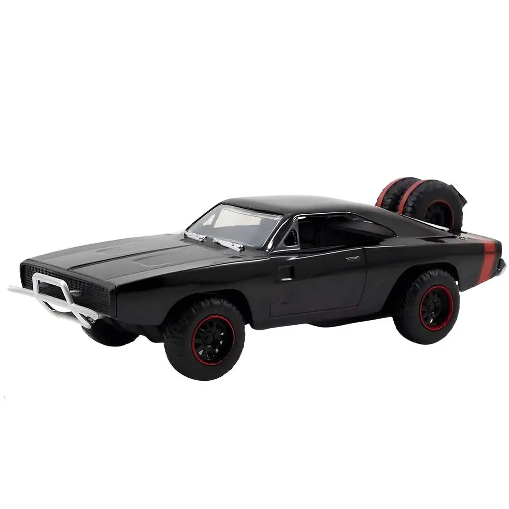 Halálos iramban: Dom Toretto Dodge Charger R/T 1970 &  Dodge Charger Widebody 1968 fém kisautója 2db-os csomag 1/32-es méretarány 13cm- Jada Toys kép 3