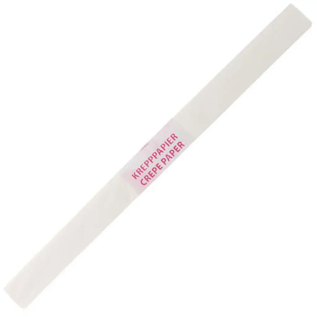 Spirit: Fehér színű krepp papír 200x50cm-es
