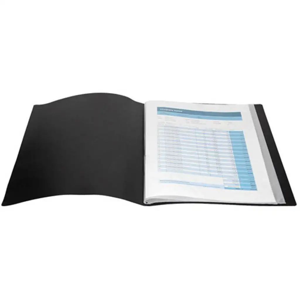 Spirit: Fekete A4-es bemutató mappa 100 zsebes kép 2