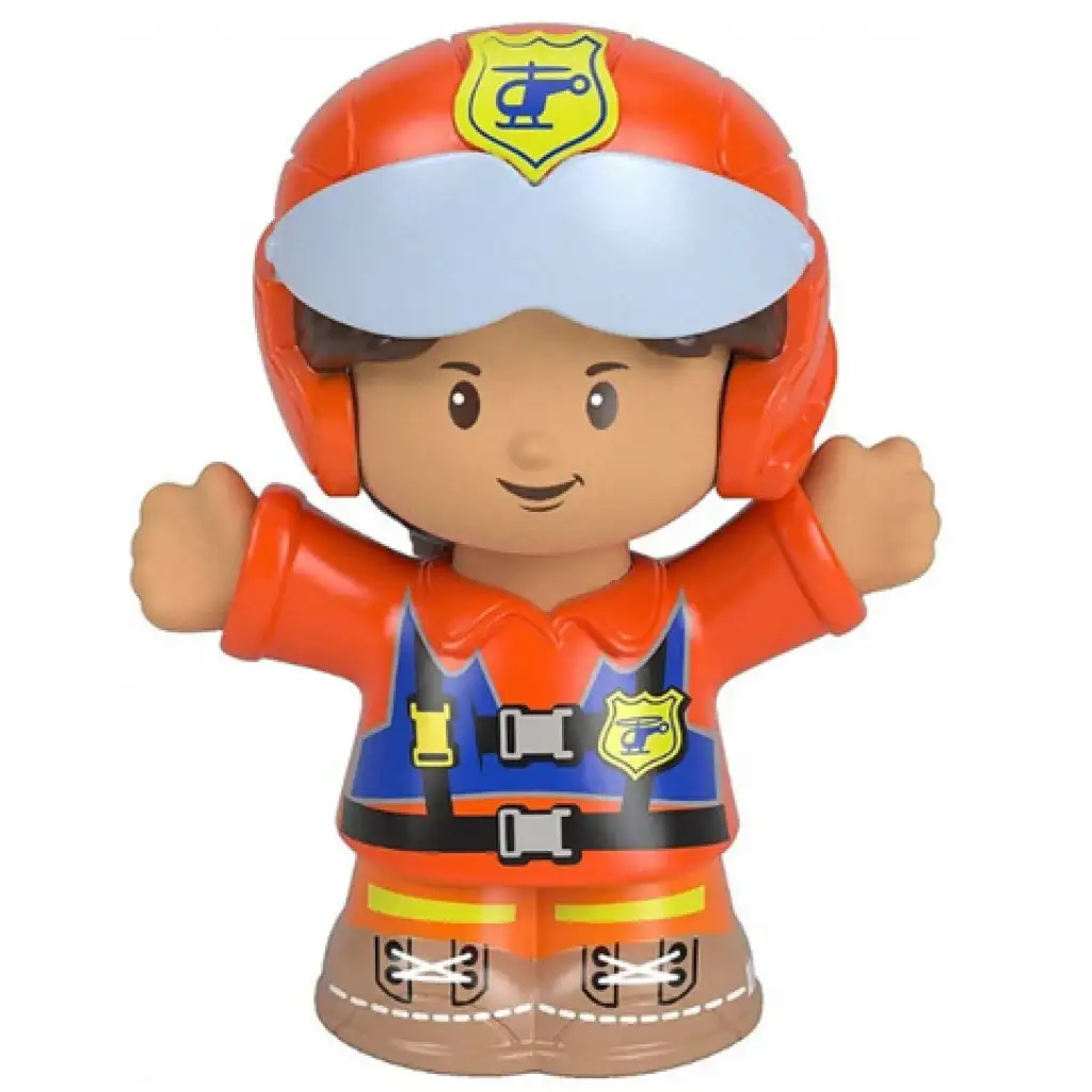 Fisher-Price: Little People Louis pilóta figura - Mattel