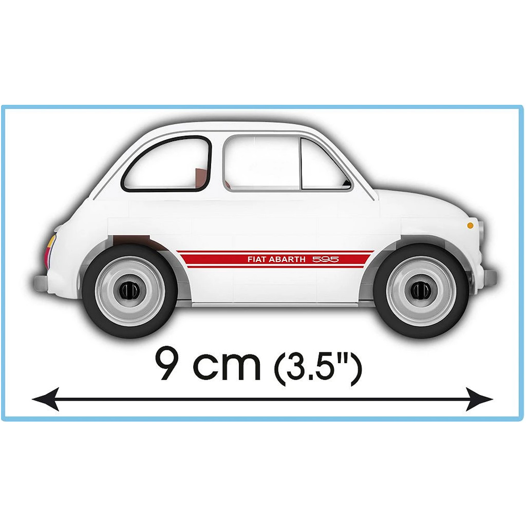 COBI: Fiat Abarth 595 építőjáték (24524) kép 4