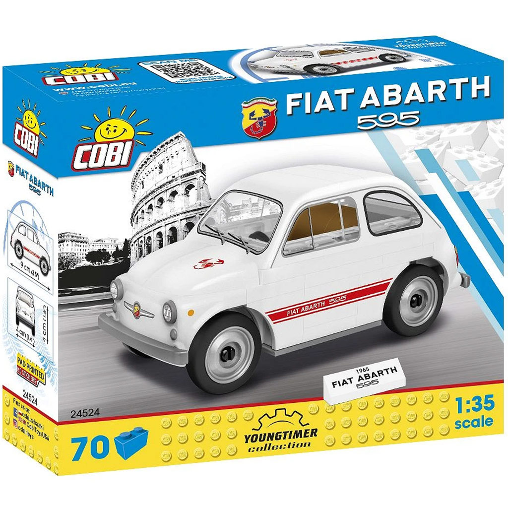 COBI: Fiat Abarth 595 építőjáték (24524)