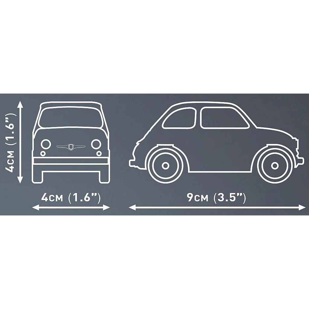 COBI: Fiat Abarth 595 építőjáték (24514) kép 3