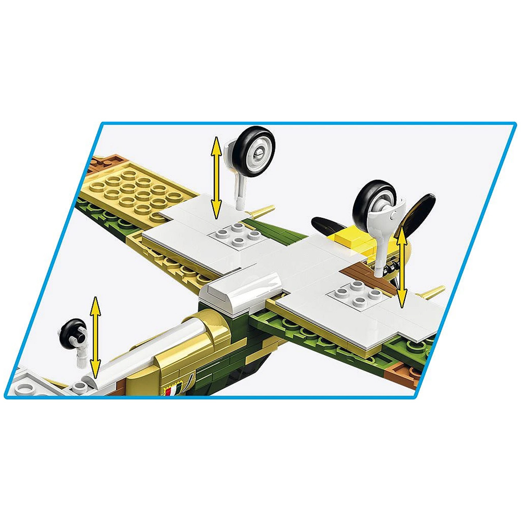 COBI: Fiat G.55 Centauro repülő építőjáték (5867) kép 3