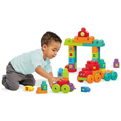 Fisher-Price: ABC zenélő vonat építőjáték - Mega Bloks kép 3