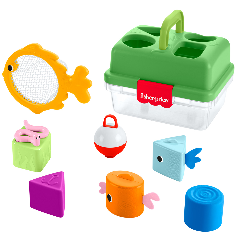 Fisher-Price: Formaválogató csalis doboz - Mattel kép 2