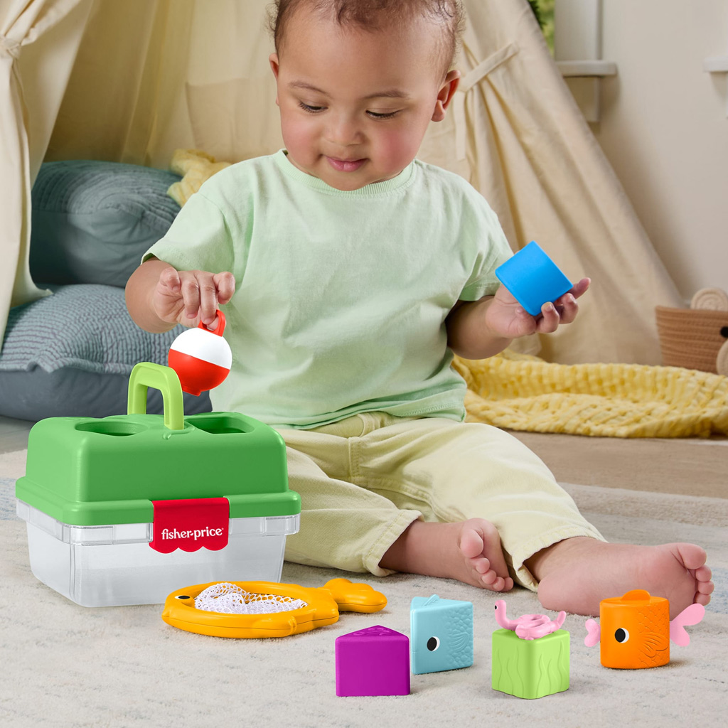 Fisher-Price: Formaválogató csalis doboz - Mattel kép 3