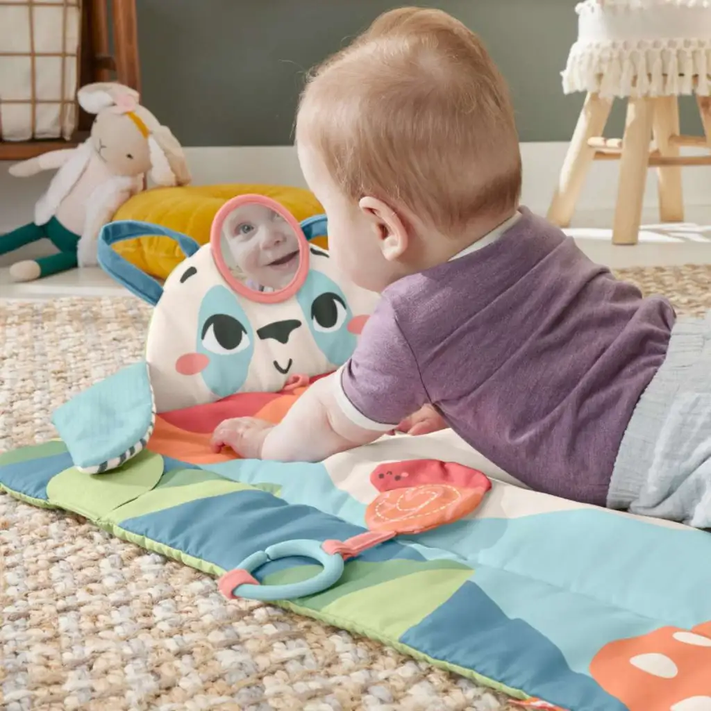 Fisher-Price: Pandamatrac összetekerhető játszószőnyeg - Mattel kép 3