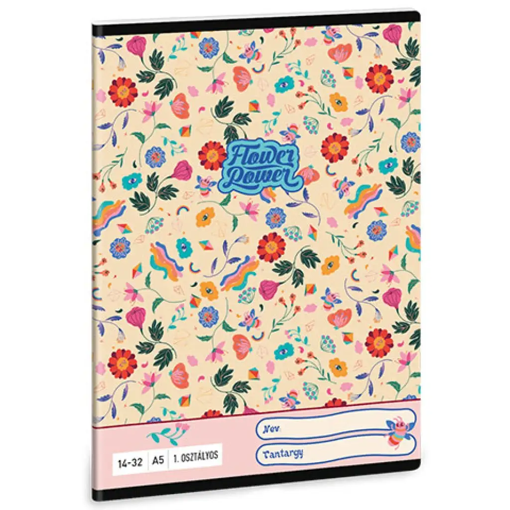 Ars Una: Flower Power 1.osztályos vonalas füzet A/5 14-32