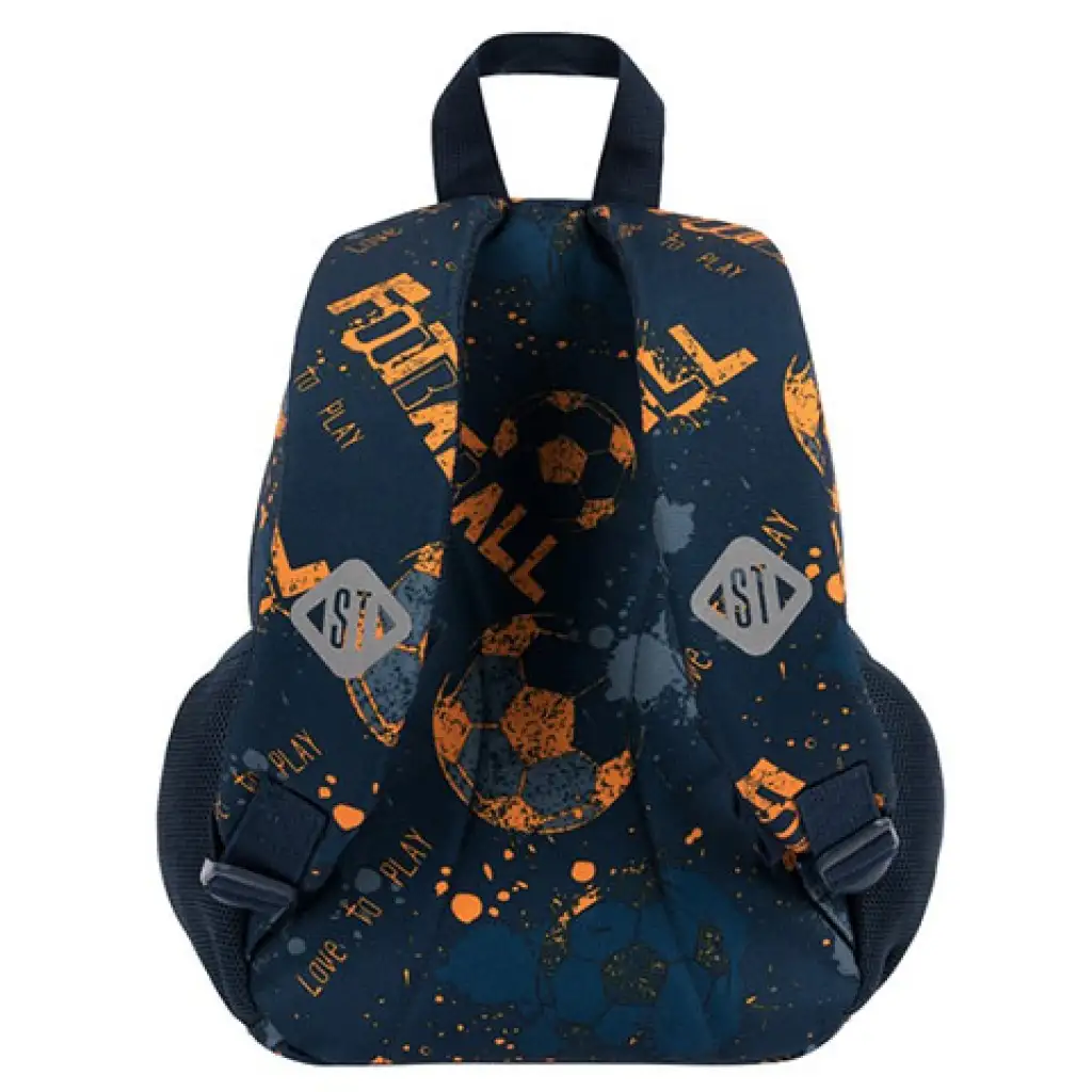 St.Right Football ergonomikus iskolatáska, hátizsák 30x26x10cm kép 3