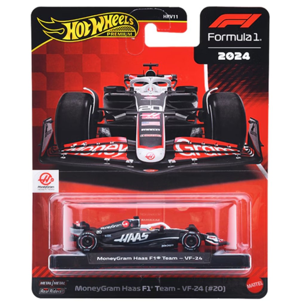 Hot Wheels Formula 1: MoneyGram Haas VF-24 (#20) kisautó 1/64 - Mattel
