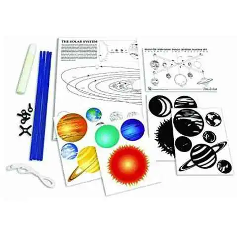Foszforeszkáló mobil naprendszer készítő tudományos játék kép 2
