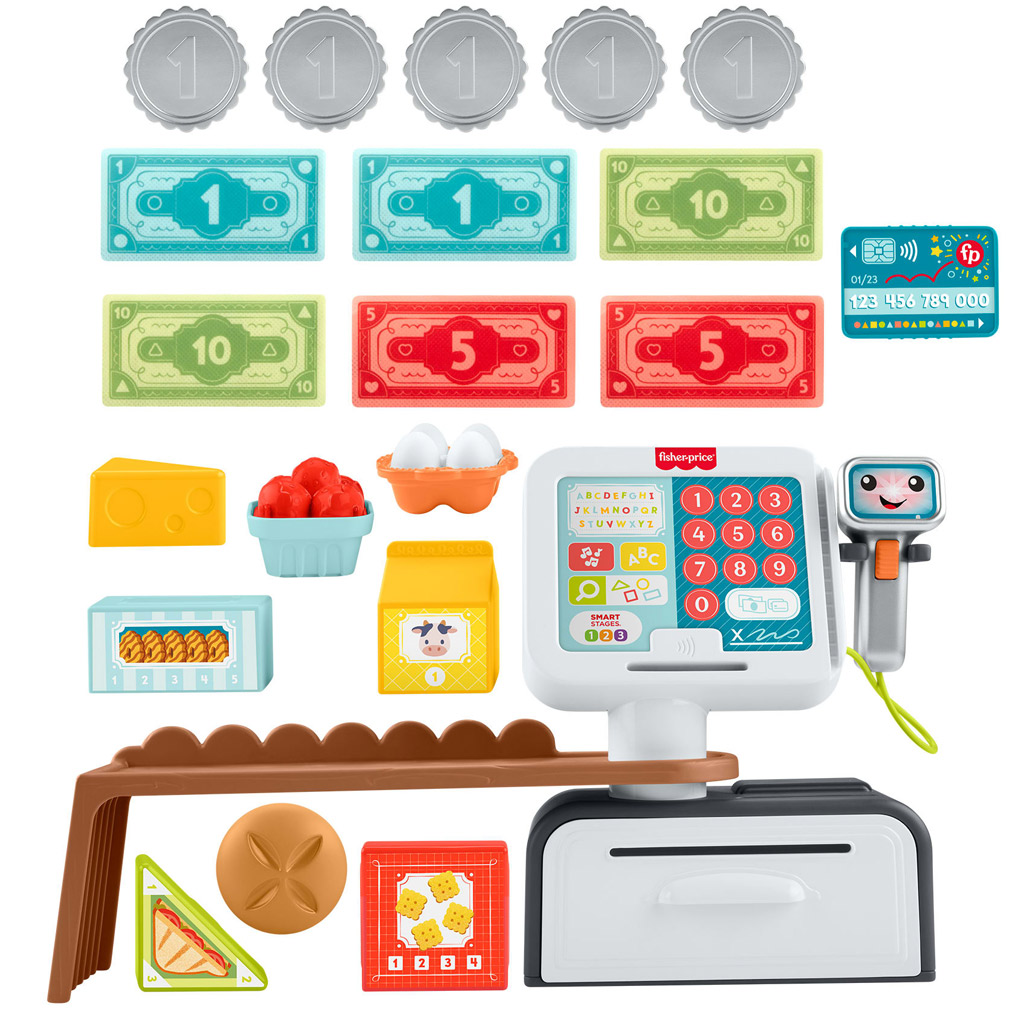 Fisher Price: Kacagj és fejlődj pénztárgép - Mattel kép 4