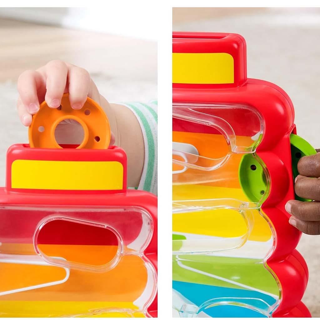 Fisher-Price: Zsupsz gyűrűtorony játékszett - Mattel kép 3