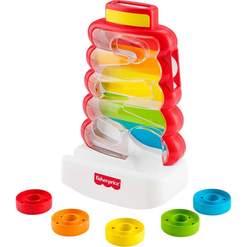 Fisher-Price: Zsupsz gyűrűtorony játékszett - Mattel