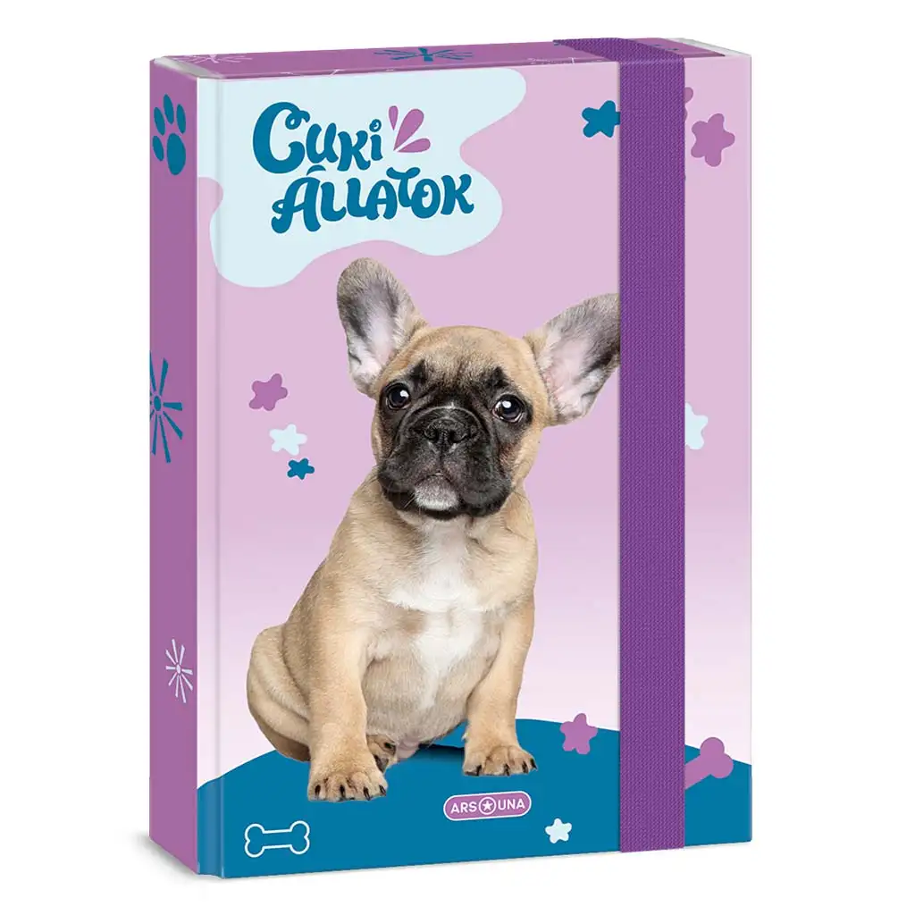 Ars Una: Cuki Francia bulldog A/5 füzetbox