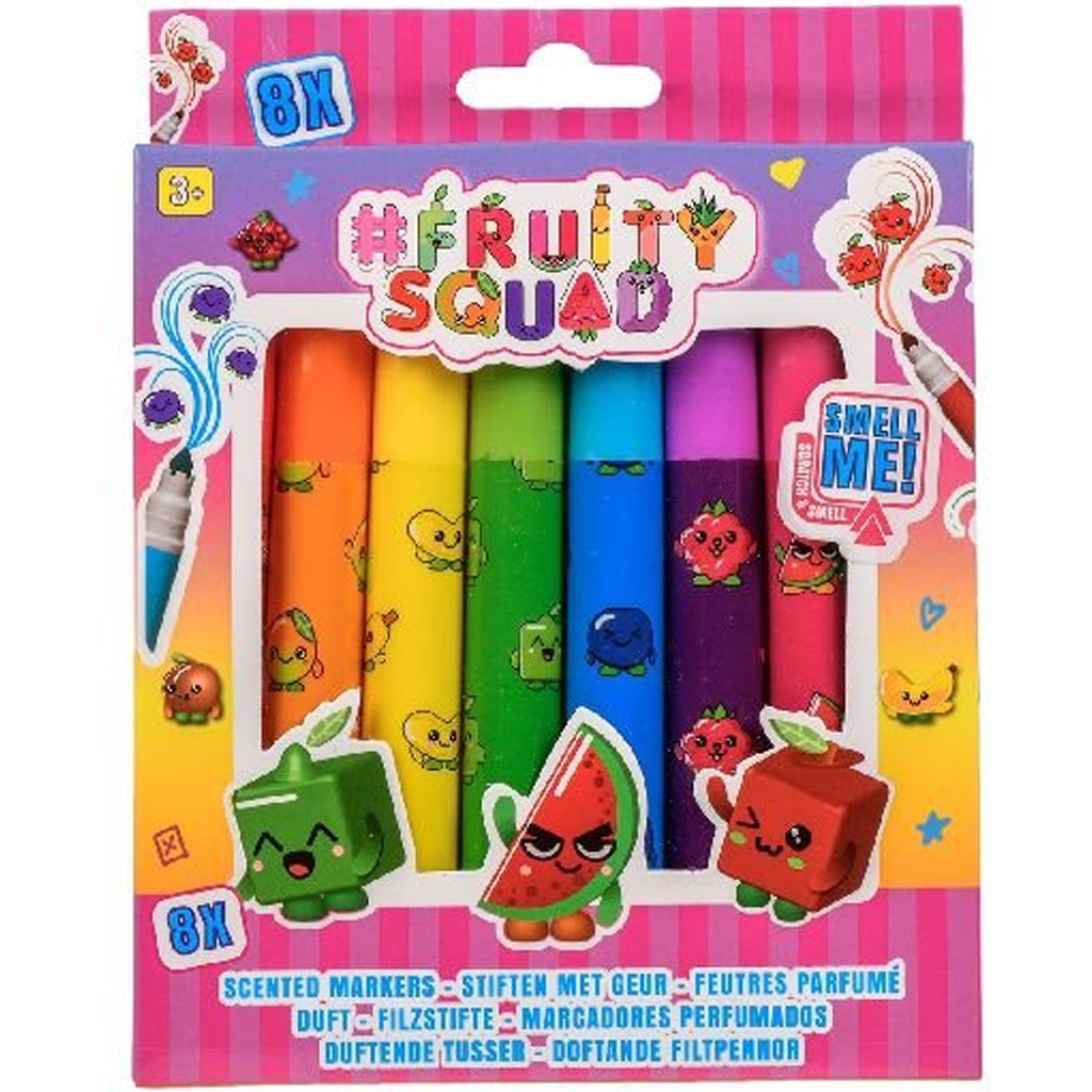 Canenco: FruitySquad illatos vastag filctollak, 8db