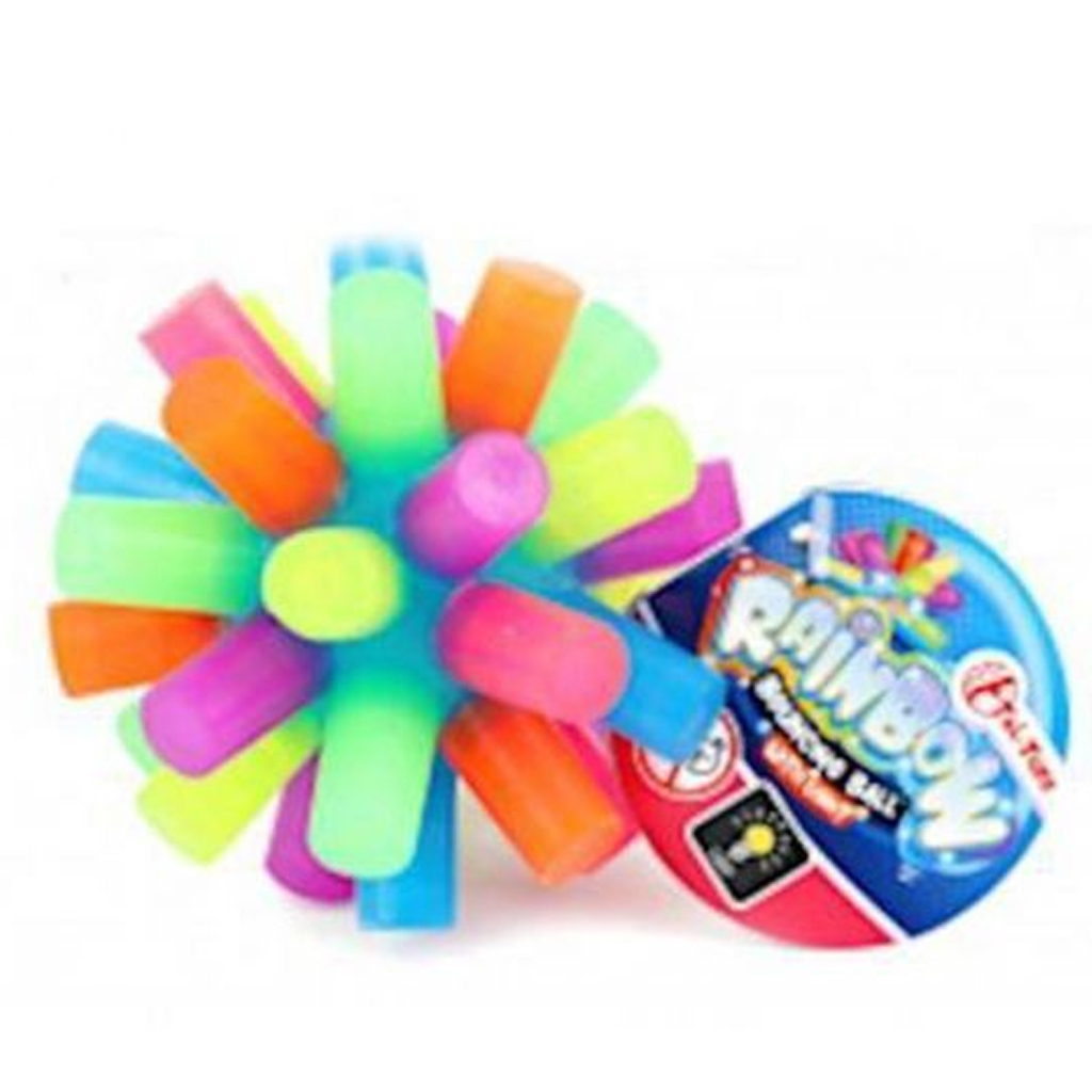 Fun Szivárványszínű világító pattogó labda 1db kép 2