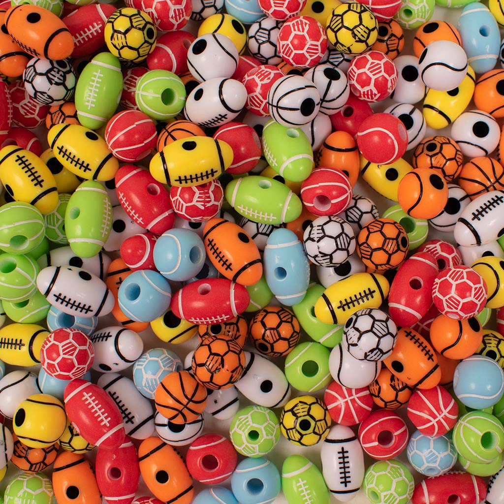 PlayBox: Sportos labdás fűzhető gyöngy szett 150db kép 2