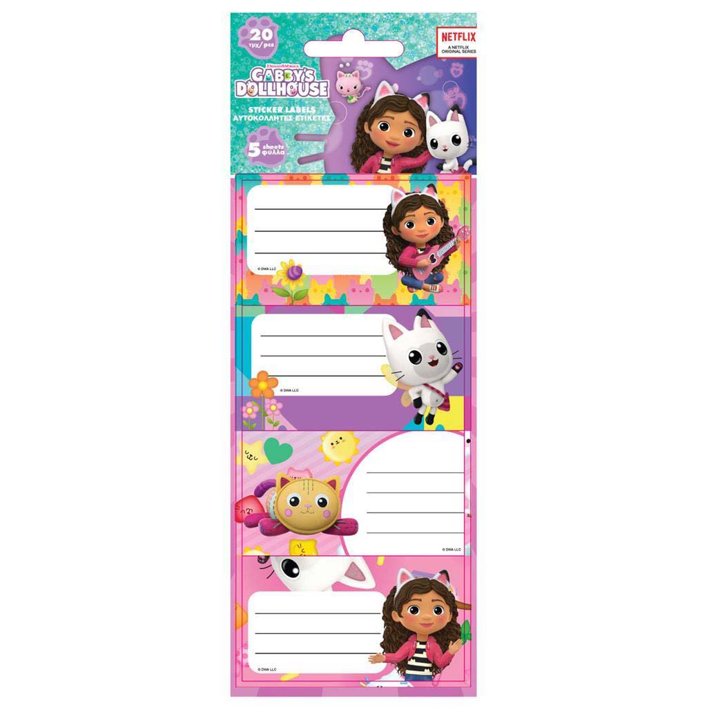 Luna: Gabi babaháza füzetcímke 20db-os szett