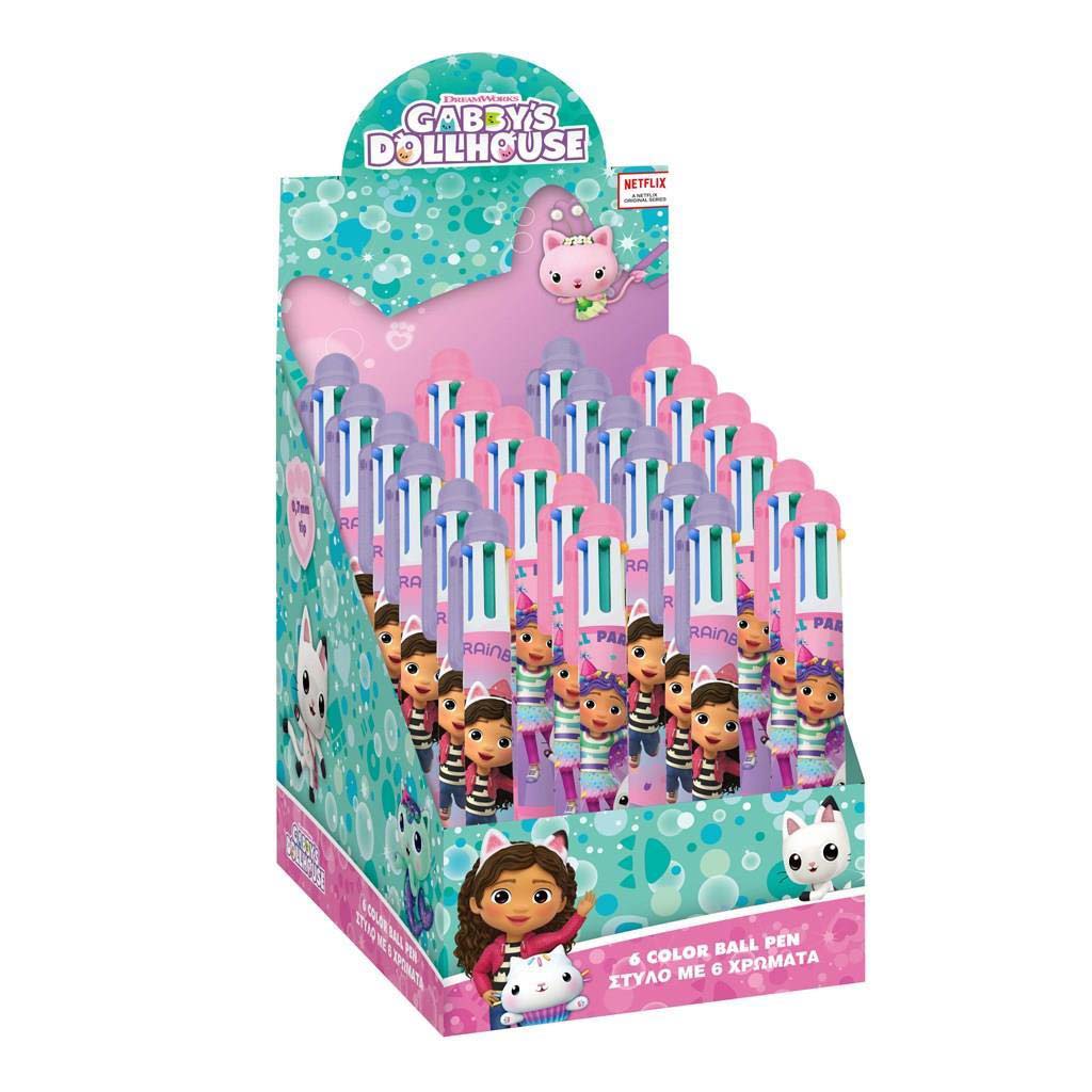 Luna: Gabi babaháza 6 színű golyóstoll többféle 1db