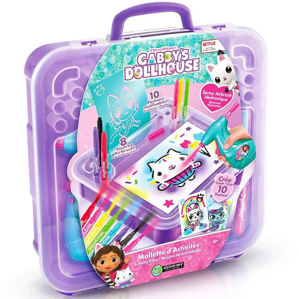 Gabi Babaháza: Airbrush színező készlet táskában kép 2