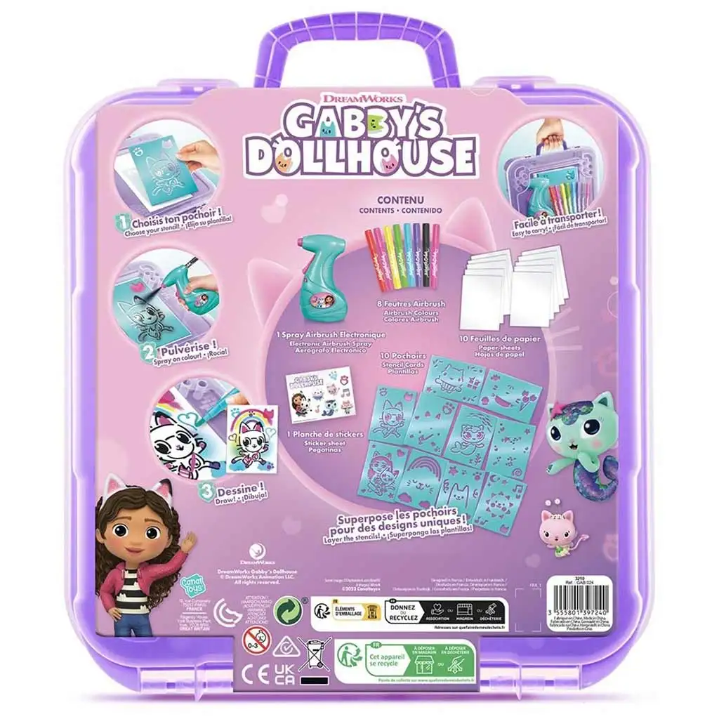 Gabi Babaháza: Airbrush színező készlet táskában kép 3