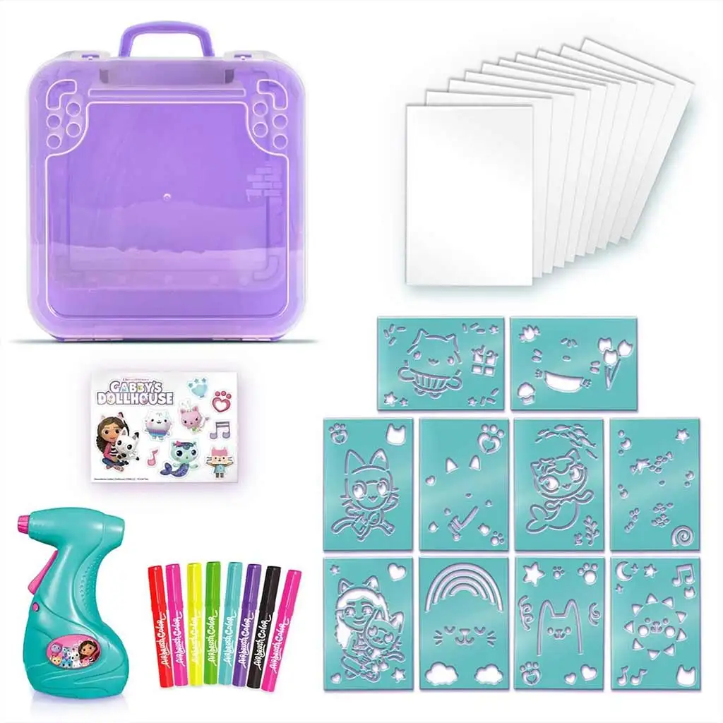 Gabi Babaháza: Airbrush színező készlet táskában kép 4