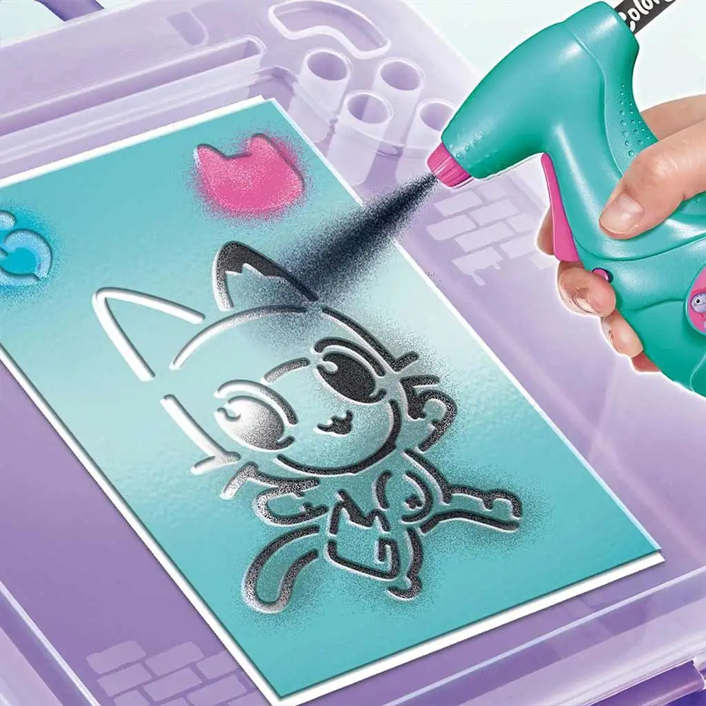 Gabi Babaháza: Airbrush színező készlet táskában kép 7