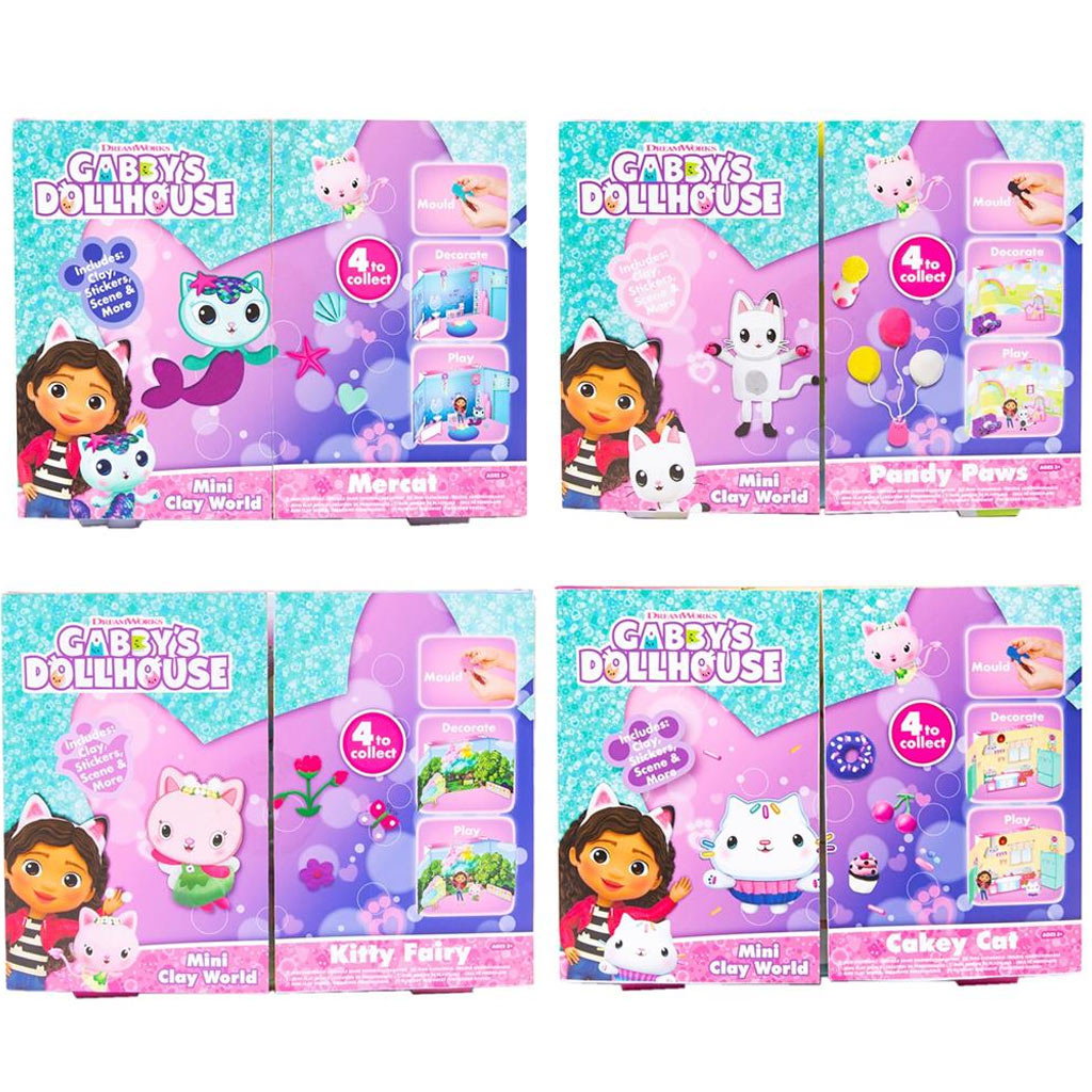 Gabi babaháza karakteres gyurmakészlet többféle változatban 1db