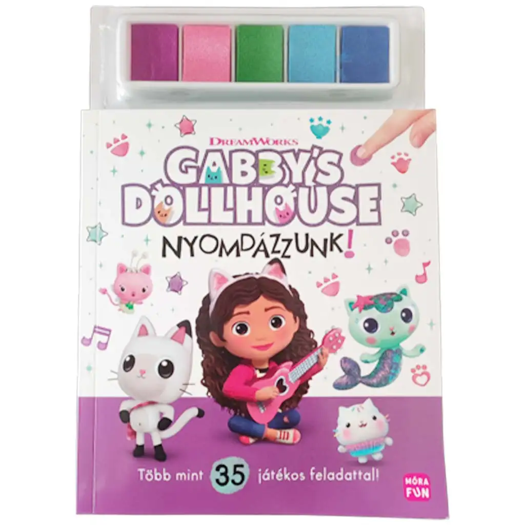 Móra: Gabi babaháza - Nyomdázzunk! foglalkoztató könyv