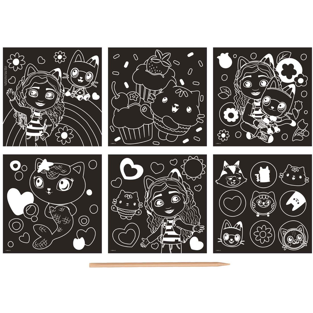 Gabi babaháza: Képkarcoló készlet 6 lapos kép 2